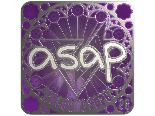 Klistermärke | asap (folie, rankad) | Cologne 2026
