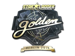 Klistermärke | Golden (Guld) | Berlin 2019