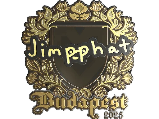 Adesivo | Jimpphat (Dourado) | Budapeste 2025