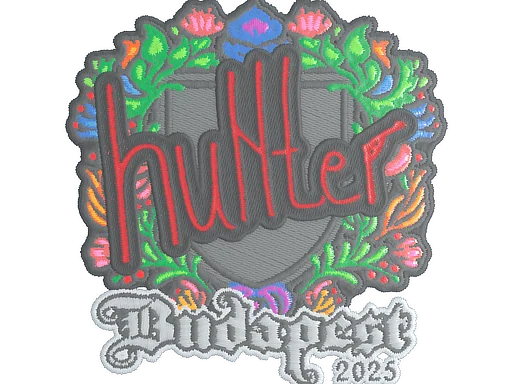 Adesivo | huNter- (Bordado) | Budapeste 2025