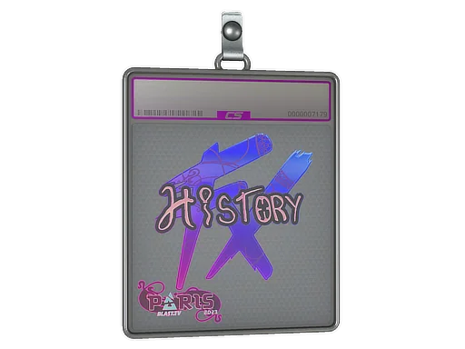 Placa de Adesivo | History (Holográfico) | Paris 2023
