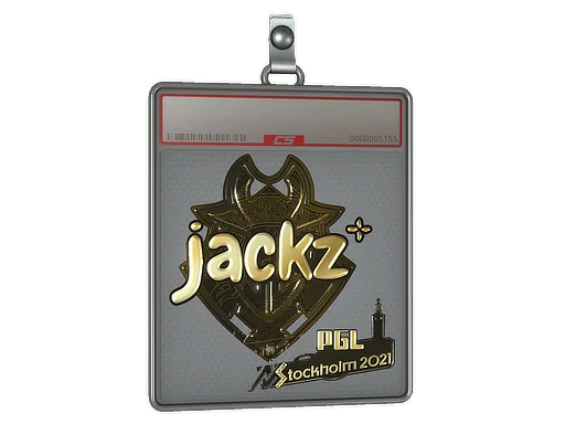 Pokrowiec na naklejkę | JACKZ (złota) | Sztokholm 2021