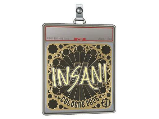 印花板 | insani (金色，排名) | 2026年科隆锦标赛