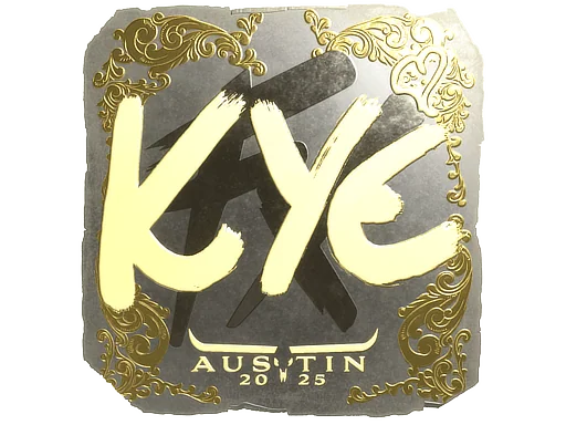 Aufkleber | kye (Gold) | Austin 2025