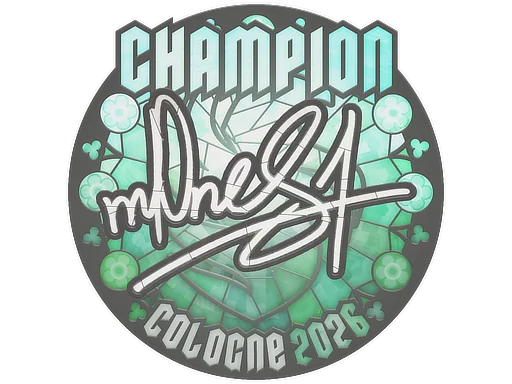 Klistermärke | m0NESY (mästare) | Cologne 2026