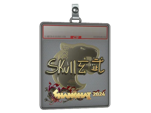 Aufkleberhülle | skullz (Gold) | Shanghai 2024