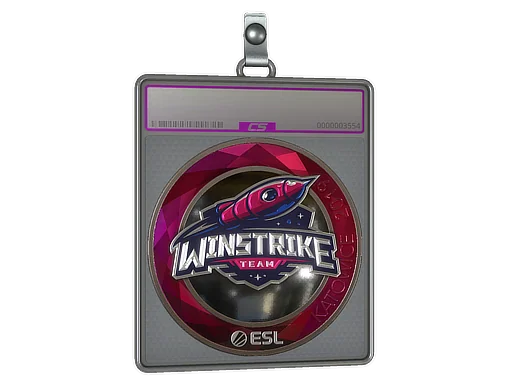 Placa de Adesivo | Winstrike Team (Brilhante) | Katowice 2019