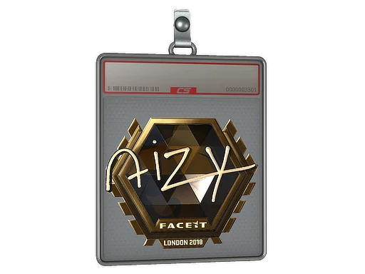 Klistermärkesfodral | aizy (Guld) | London 2018