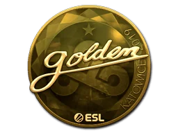 Pegatina | Golden (dorada) | Katowice 2019