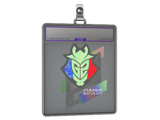 Klistermärkesfodral | G2 Esports (Holo) | Boston 2018