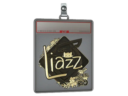Placa de Adesivo | Liazz (Dourado) | Rio 2022
