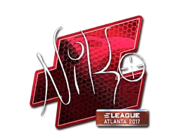 Klistermärke | NiKo (Foil) | Atlanta 2017