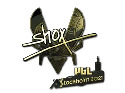 Sticker | shox (Gold) | Stockholm 2021