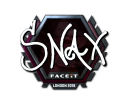 Adesivo | Snax (Brilhante) | Londres 2018