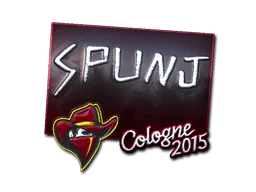 Aufkleber | SPUNJ (Glanz) | Köln 2015