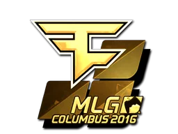 Sticker | FaZe Clan (Gold) | MLG Columbus 2016