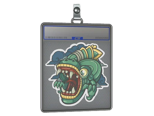 Sticker Slab | Baby Fire Serpent