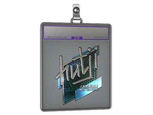 Placa de pegatinas | hutji (reflectante) | Boston 2018