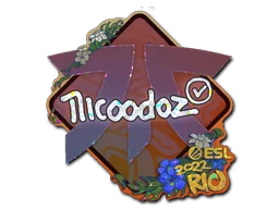 Klistermärke | nicoodoz (glitter) | Rio 2022