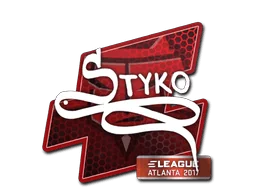 Klistermärke | STYKO | Atlanta 2017