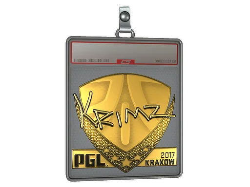 Klistermärkesfodral | KRIMZ (Guld) | Krakow 2017