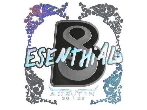 Aufkleber | esenthial (Holo) | Austin 2025