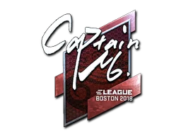 Naklejka | captainMo (foliowana) | Boston 2018