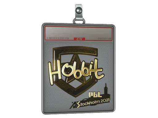 Pokrowiec na naklejkę | HObbit (złota) | Sztokholm 2021