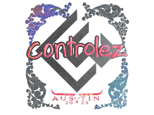 Klistermärke | controlez (holo) | Austin 2025