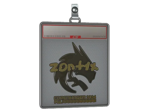 Sticker Slab | zont1x (Gold) | Copenhagen 2024