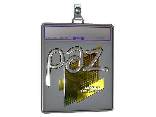 Placa de pegatinas | paz (reflectante) | Boston 2018
