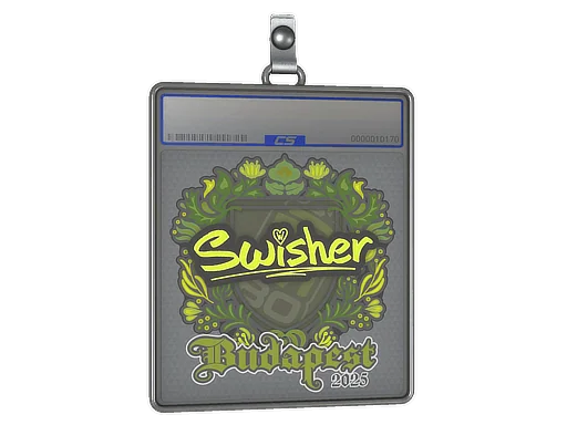 Placa de Adesivo | Swisher | Budapeste 2025