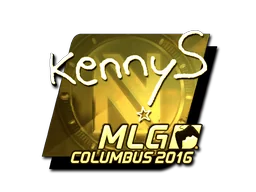 Pegatina | kennyS (dorada) | MLG Columbus 2016
