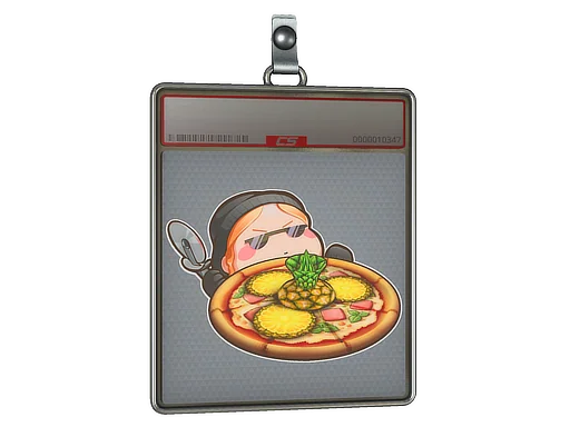 Sticker Slab | Pineapple On Pizza (Lenticular)