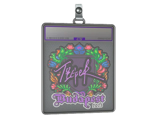 Sticker Slab | Tiger (Embroidered) | Budapest 2025