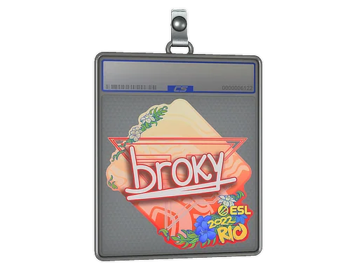 Klistermärkesfodral | broky | Rio 2022