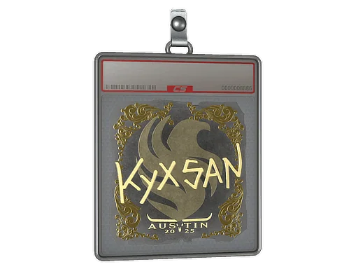 Aufkleberhülle | kyxsan (Gold) | Austin 2025