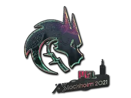 Naklejka | Team Spirit (holograficzna) | Sztokholm 2021