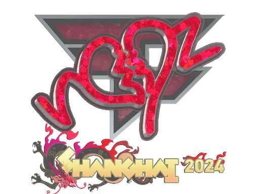 Klistermärke | ropz (glitter) | Shanghai 2024