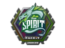 Klistermärke | Team Spirit (Holo) | London 2018