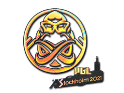 Naklejka | ENCE (holograficzna) | Sztokholm 2021