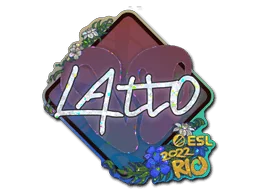 Aufkleber | latto (Glitzer) | Rio 2022