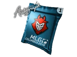 亲笔签名胶囊 | G2 Esports | 2016年 MLG 哥伦布锦标赛