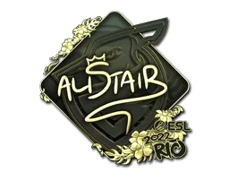 印花 | aliStair（金色）| 2022年里约热内卢锦标赛