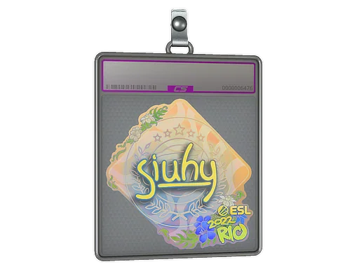 Placa de Adesivo | siuhy (Holográfico) | Rio 2022
