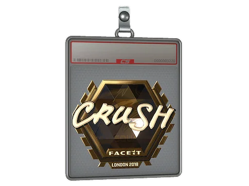 Aufkleberhülle | crush (Gold) | London 2018