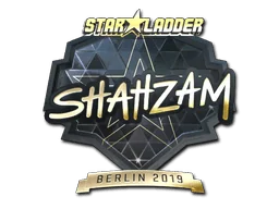 Klistermärke | ShahZaM (Guld) | Berlin 2019