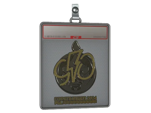 Klistermärkesfodral | 910 (guld) | Copenhagen 2024