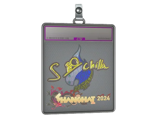 Placa de Adesivo | s-chilla (Holográfico) | Xangai 2024