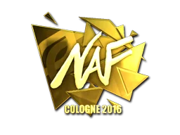 Klistermärke | NAF (Guld) | Cologne 2016